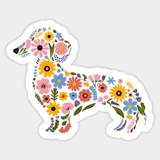 Wildflower wiener Sticker